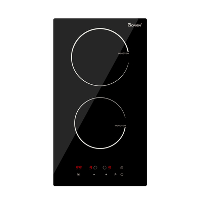 شراء 2 محرقة الطباخ الكهربائي 220V-240V مدمج في طباخ الحث 12 بوصة 3500W online manufacture